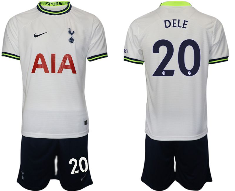 Men 2022-2023 Club Tottenham Hotspur home white #20 Soccer Jersey->tottenham jersey->Soccer Club Jersey